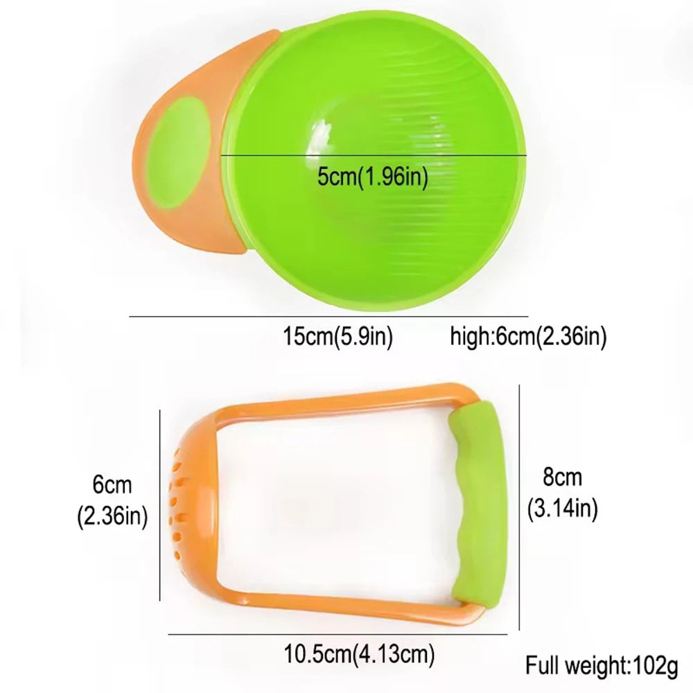 2pcs Mash and Serve Bowl Set Food Masher Bowl Food Mill Bowl Portable Food Masher Maker for Baby Food