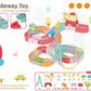 BaBy Spray Outside Pool Bathtub Toys，Water Toys for Kids Bath Toys DIY Building Water Slide Tracks Wall Track Building Set