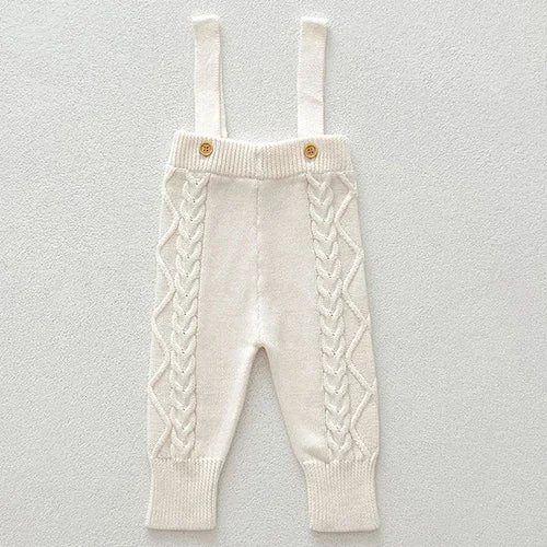 2024 New Autumn Infant Baby Girls Knitted Clothing Set Long Sleeved Knitted Cardigan+Jumpsuit Children Knitted Clothes Suit