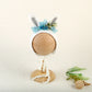Cute Fox Flower Bonnet Newborn Wool Felt Photo Prop