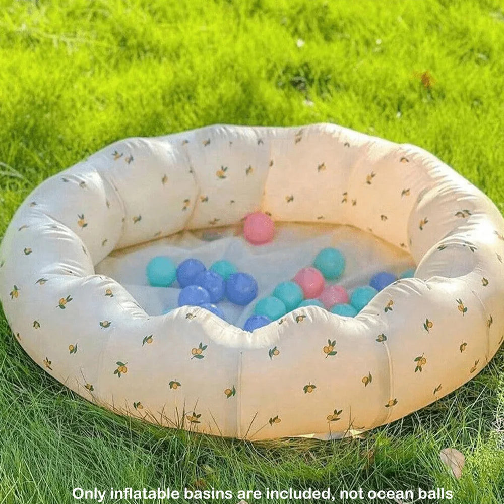 1PCS Inflatable Baby Bathtub / Baby Inflatable Chair, Toddler Bathing Tub with Air Pump Back Support Portable Seat