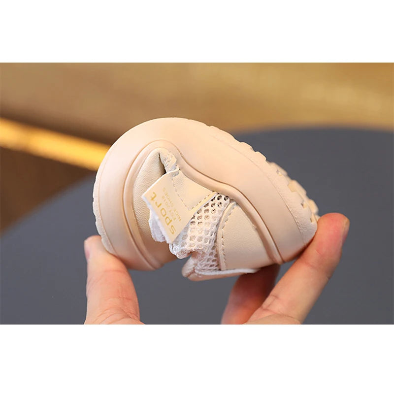 Kids Mesh Sports Shoes Boys Casual Sneakers Spring Summer Non Slip Girls Board Shoes Children Soft Soled Baby Toddlers Shoes