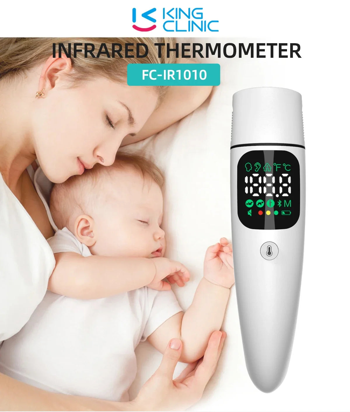 LED Infrared Thermometer – Fast & Touch-Free!