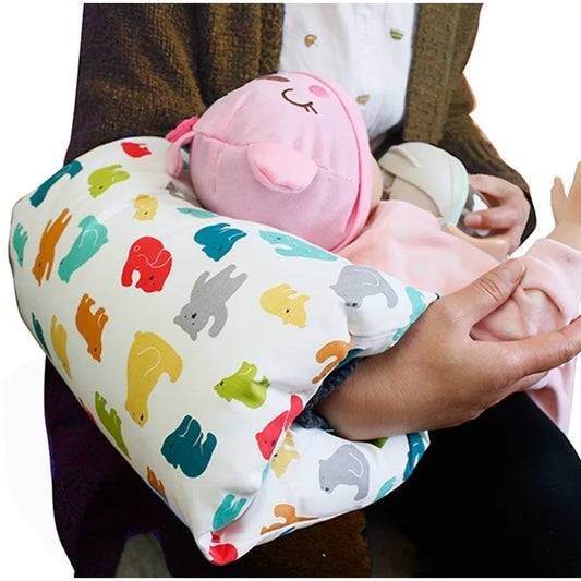 Multi-purpose Multi-functional Pure Cotton Baby Pillow Breastfeeding Pillow Breastfeeding Arm Pillow Removable with Pillow Core