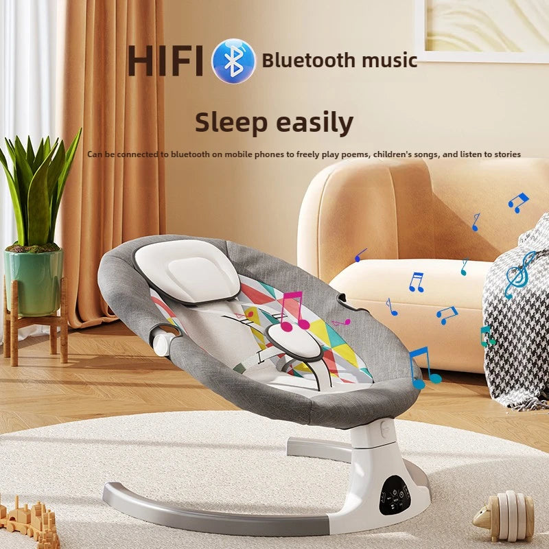 Baby Electric Rocking Chair Baby Electric Sleeping Basket Cooting Smart Rocking Chair for Children Electric Baby Swing