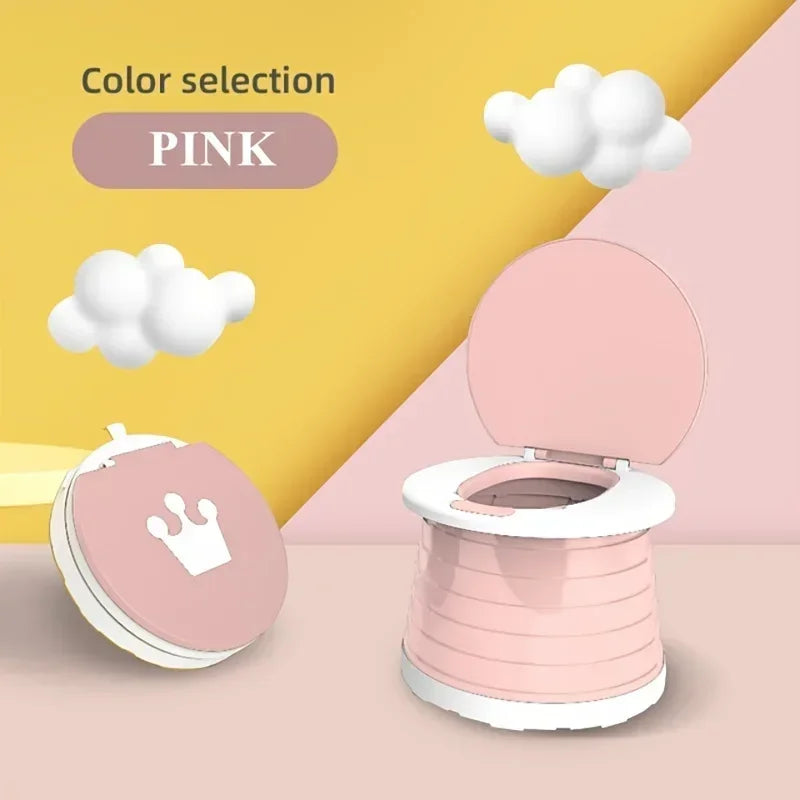 Portable Folding Travel Potty – Kids’ Toilet for Home & Outdoor Use