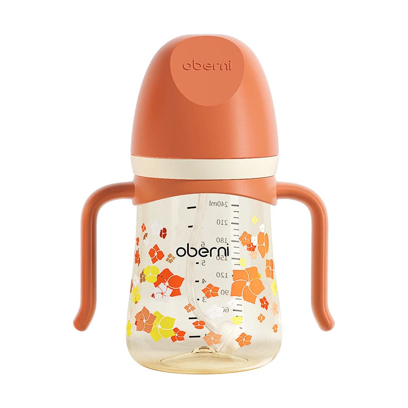 Oberni Baby Learning Drink Cup Sippy Anti Choking Water Straw Bottle For 6 Months And 1-4 Years Old Over