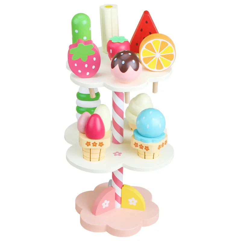 Wooden Ice Cream Playset – Toddler Fun!