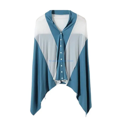 Pram Sunshade Nursing Cover – Soft & Breathable Shawl