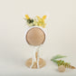 Cute Fox Flower Bonnet Newborn Wool Felt Photo Prop