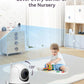 7" Dual-Camera Baby Monitor – Split Screen, PTZ, Auto Night Vision