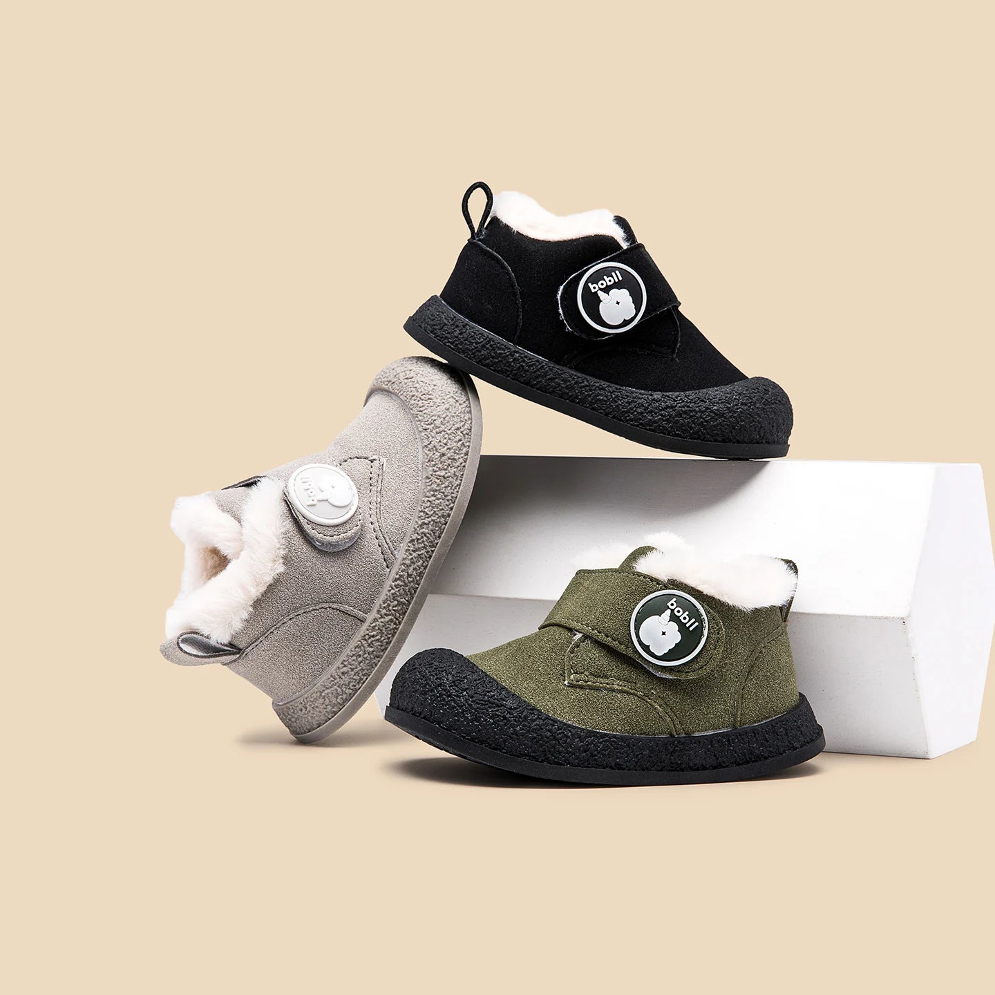 Hot Sale Winter Baby Boys And Girls First Walking Outdoor Toddler Cotton Shoes For 0-3Y High Quality Fleece-lined Design