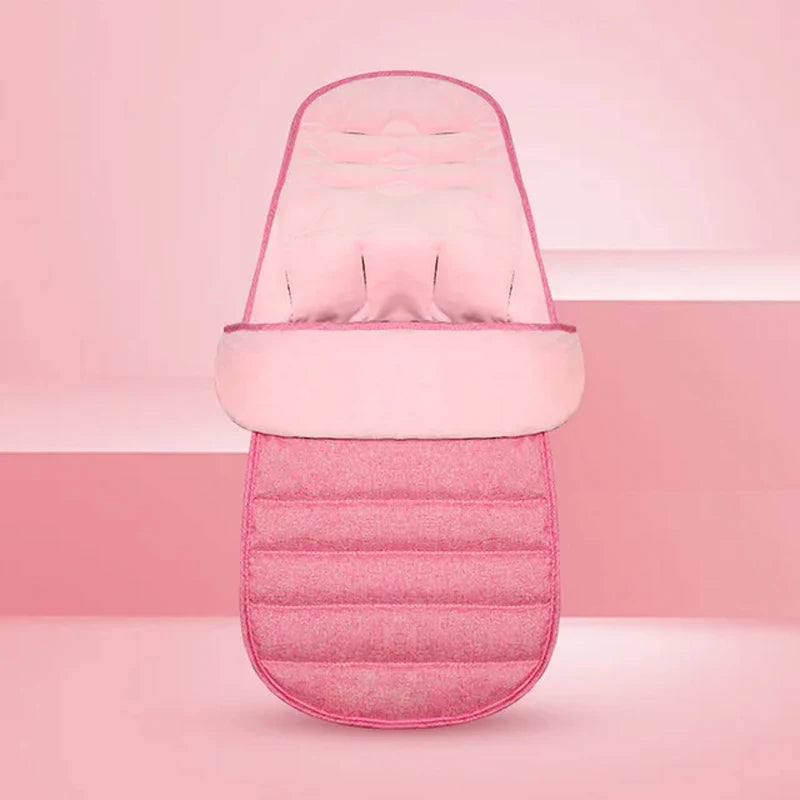 Baby Stroller Sleeping Bag Newborn Stroller Warmer Sleep Sack Outdoor Winter Pram Travel Cushion Waterproof Stroller Accessor