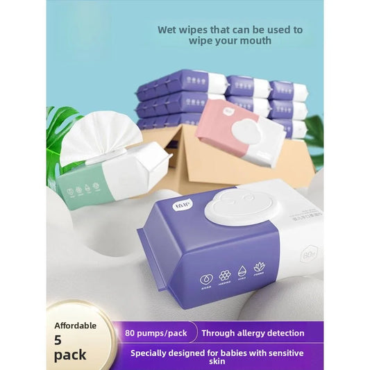 Thiened Baby Wet Wipes able Cleanlin Special Research for Hand Mouth Bot Newborn Children Fly entials