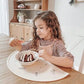 1PCS Silicone Printing Placemat, Baby Cartoon Placemat, Non-slip Insulated Kitchen Table Mat, Easy To Clean and Foldable
