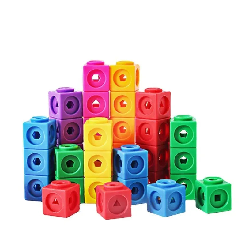 Children's ever-changing cube block building block toys Montessori teaching aids children's educational early education toy set