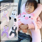 1Set Car Cute Cartoon Pillow Car Mounted Child Sleeping Pillow Car Removable Comfortable Breathable Headrest Lumbar Support