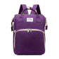 Folding Crib Diaper Backpack – Lightweight & Large Capacity Mommy Bag