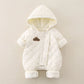 Cozy Cotton-Padded Infant Romper