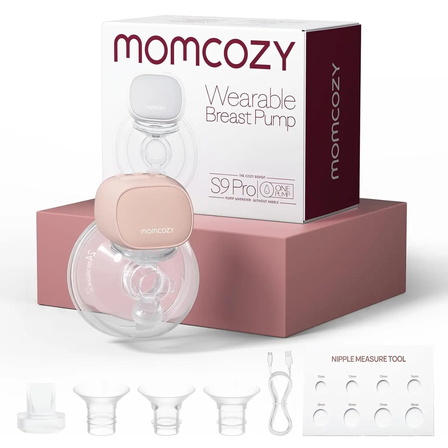 Momcozy Hands-Free Breast Pump S9 Pro, Wearable Double Breast Pump
