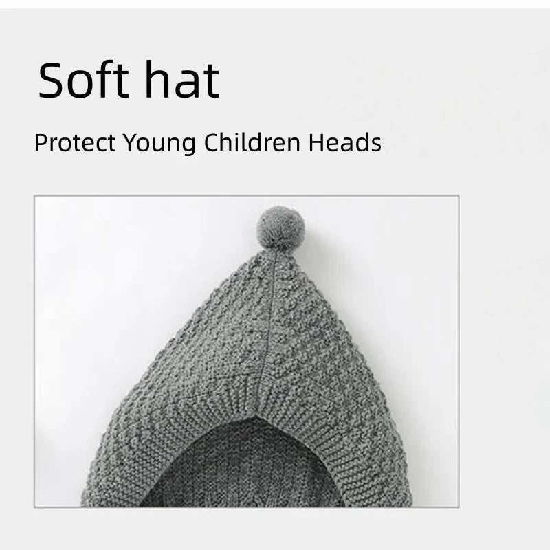 Nouvelles couvertures d'emmaillotage tricotées unies pour bébés de 0 à 1 an, chaudes et douillettes pour l'hiver.