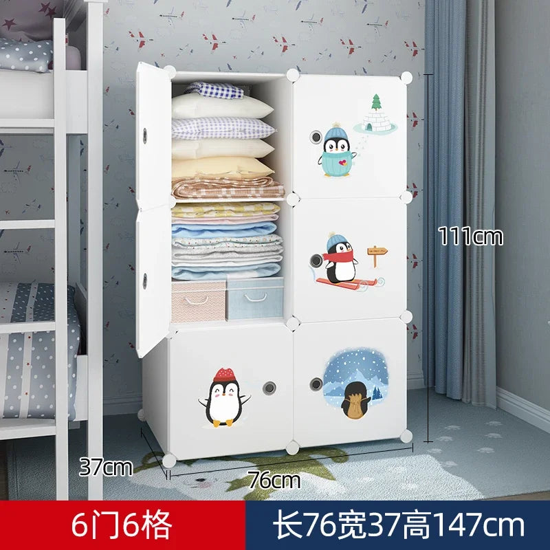 Organizer Baby Cabinets Wardrobe Children's Room Storage Cabinet Cabinets Girl's Drawer Closet Armadio Bimba Baby Furniture