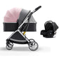 Luxurious Baby Stroller 3 in 1 Can Sit Can Lie Baby Pram Portable Baby Travel System Baby Pushchair for Newborn