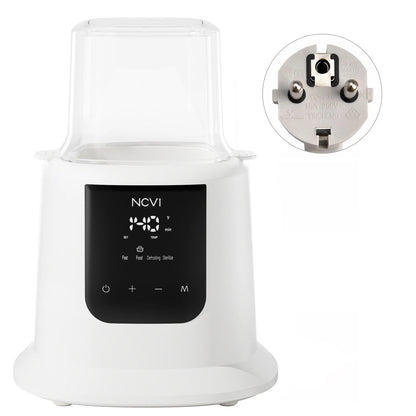 NCVI Baby Bottle Warmer, Milk  Fast Heating & Defrosting Food Heater and Steam Sterilizer with LCD Display,Timer
