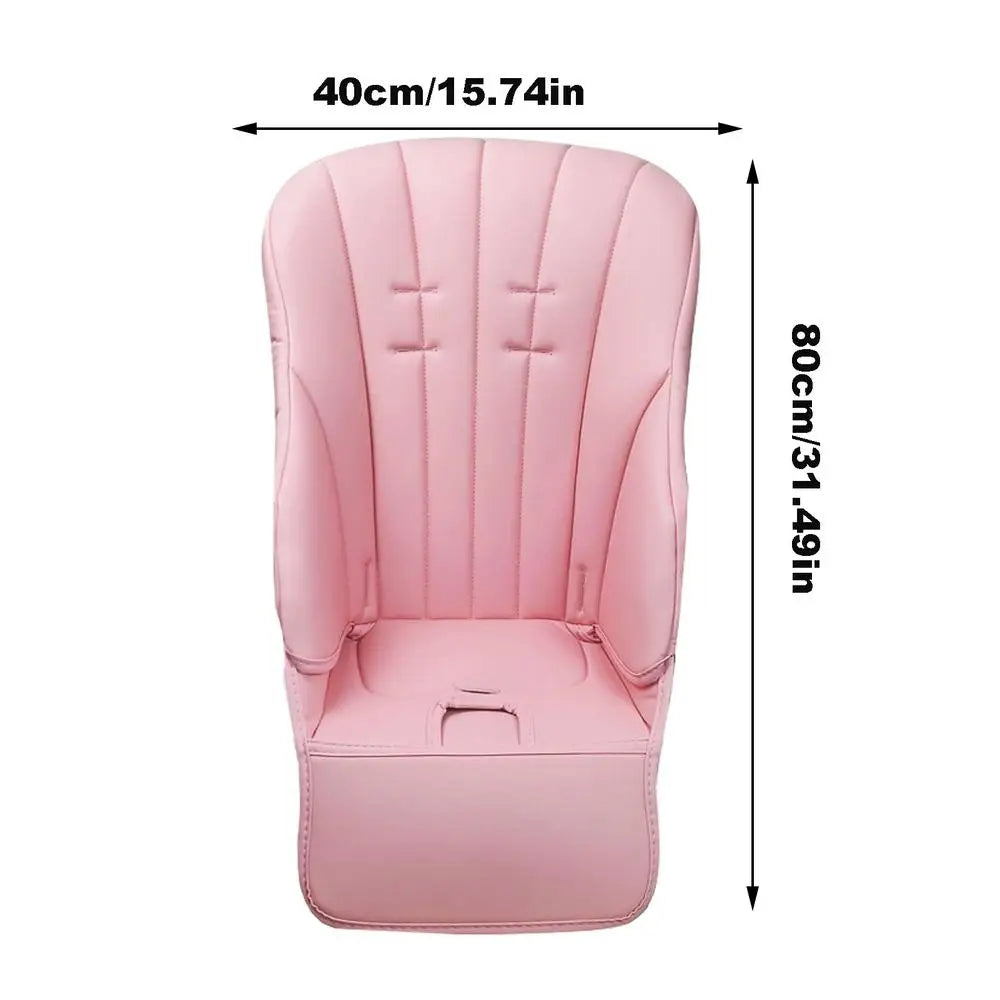Baby Dining Chair seat Cushion PU Leather Cover Non Slip Padding Seat Case Replacement Cushion For Babycare 8500 accessories