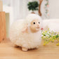 Cotton Candy Sheep Plush – Soft Alpaca Toy for Kids