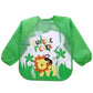 Waterproof EVA Full Sleeve Baby Bibs Children Apron Long Sleeve Feeding Smock Kids Eating Breastplate Infant Scarf Clothing