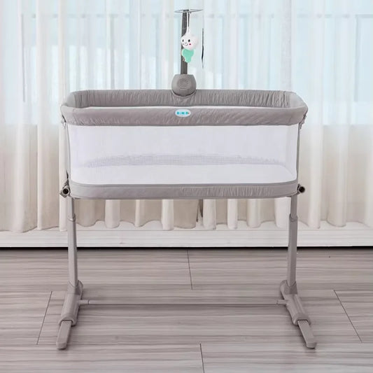 Baby Room Furniture Baby Bedside Crib New Born 9 Height Adjustable Crib Baby Bed Bedside Co-Sleeper bassinet with Mattress