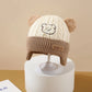 Cute Bear Knit Hat – Warm Baby Winter Cap