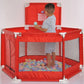 Baby Play Fence – Safe Multifunctional Playpen with Steel Support