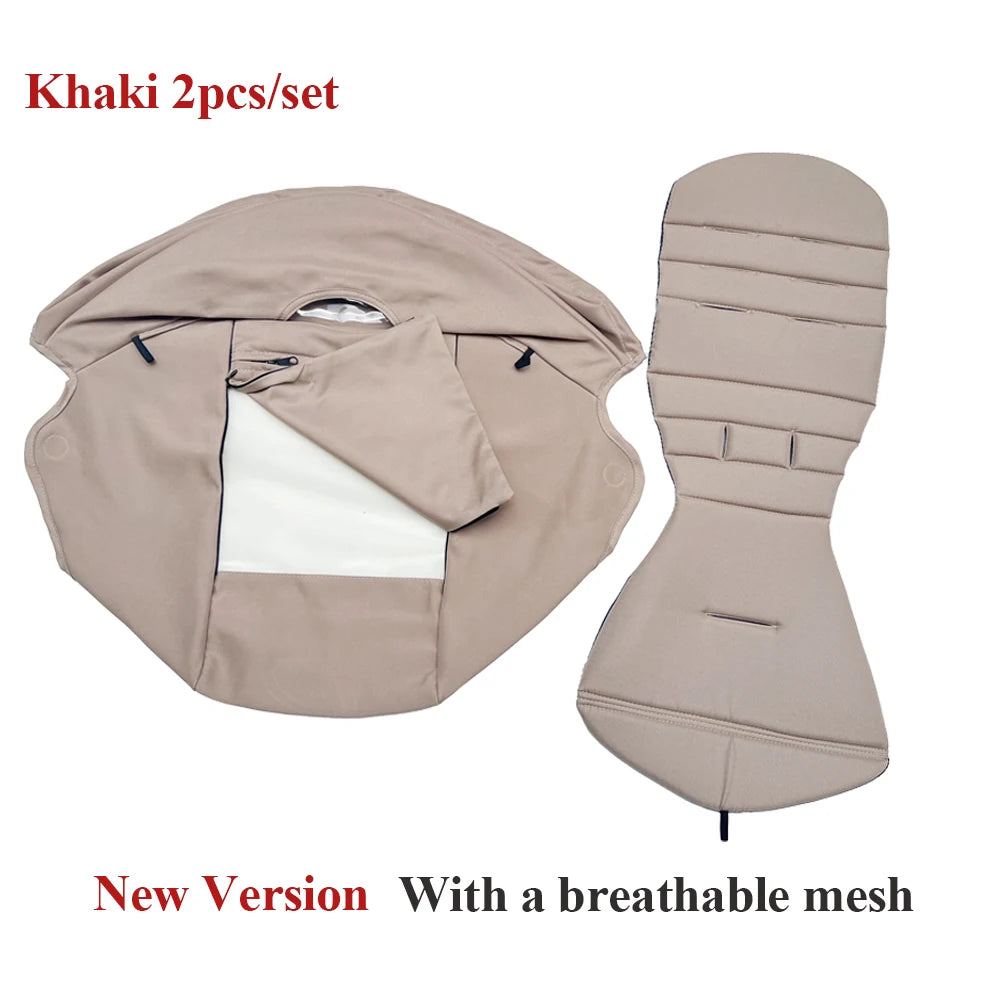 New Update 175° Canopy Cover Kit Seat Cushion Sunshade With Mesh Stroller Accessories For Yoya/ YOYO Pram Replace Seat Mattress