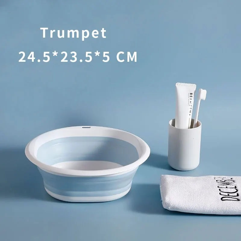 Portable Wash Basins Folding Laundry Tub Adult Baby Bath Basin Bathroom Kitchen Accessories Wash Basin