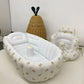 1PCS Inflatable Baby Bathtub Infant Anti-Slip Bath Seat Pool with Air Pump Travel Camping Portable Toddler Bath Tub Age 0-3 Year