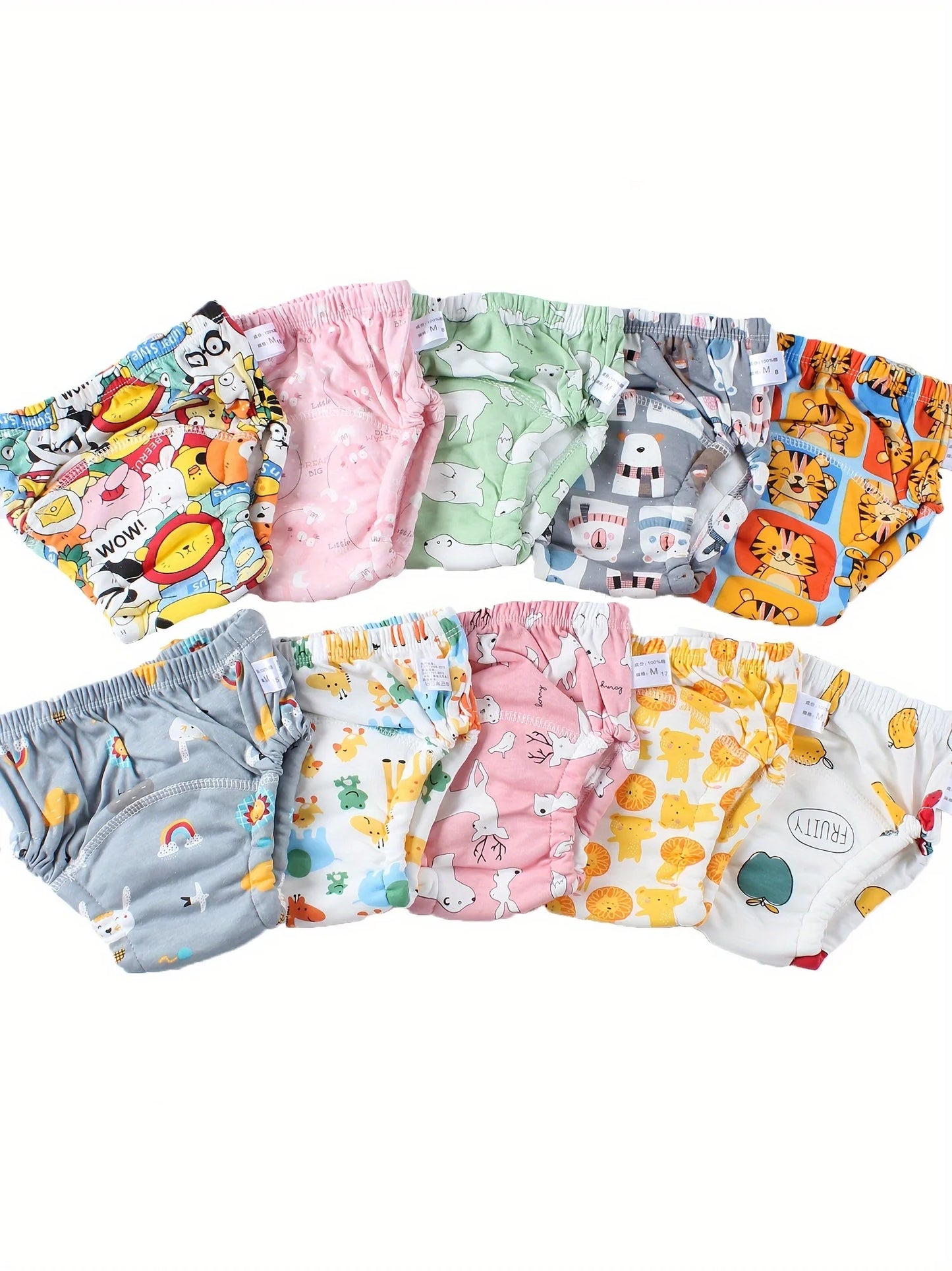 11-Pack Baby Training Pants – Soft, Washable & Perfect for Potty Training
