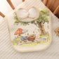 Durable Cotton Baby Bibs Adjustable Neck Waterproof Burp Clothes Baby Care Absorbent Eating Protector for Girls Boys