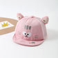 Summer Kids Mesh Baseball Cap Cute Cartoon Cat Hat