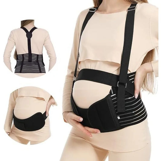 Pregnancy Belly Band - Maternity Support Belt,Breathable Abdominal Bump Brace Straps, Comfortable Prenatal for Back Pain Relief