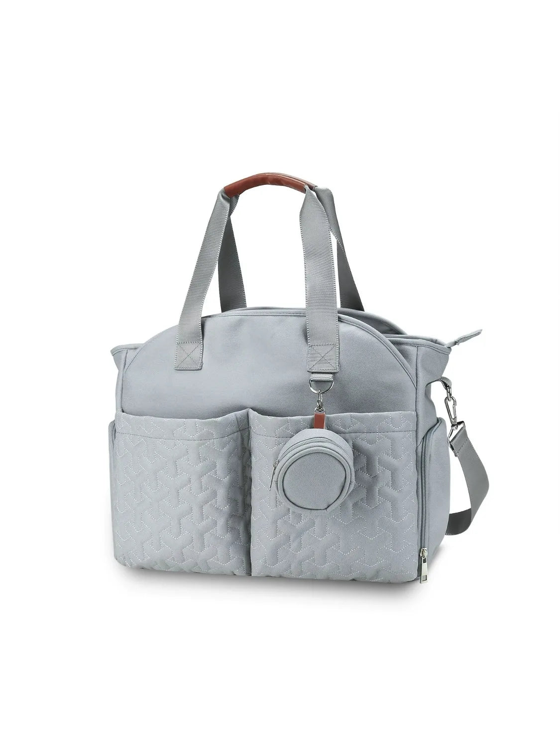 Breast Pump Bag Diaper Bag Tote with Pacifier Case Large Large Capacity  Diaper Tote for Mom and Dad Breast Pump Bag