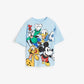 Mickey Tees Disney 2024 New Clothes For Boys And Girls Fashion Casual Loose Thin Round Neck Base Shirt Kids Short Sleeve Tees