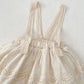 Autumn new baby clothing, 0-5 year old female baby, fashionable and versatile suspender lace skirt and pants three piece set