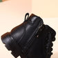2025 New Autumn Baby Shoes Leather Boys Ankle Boots Soft Sole Zip Side Fashion Toddler Kids Girls Boots 15-25
