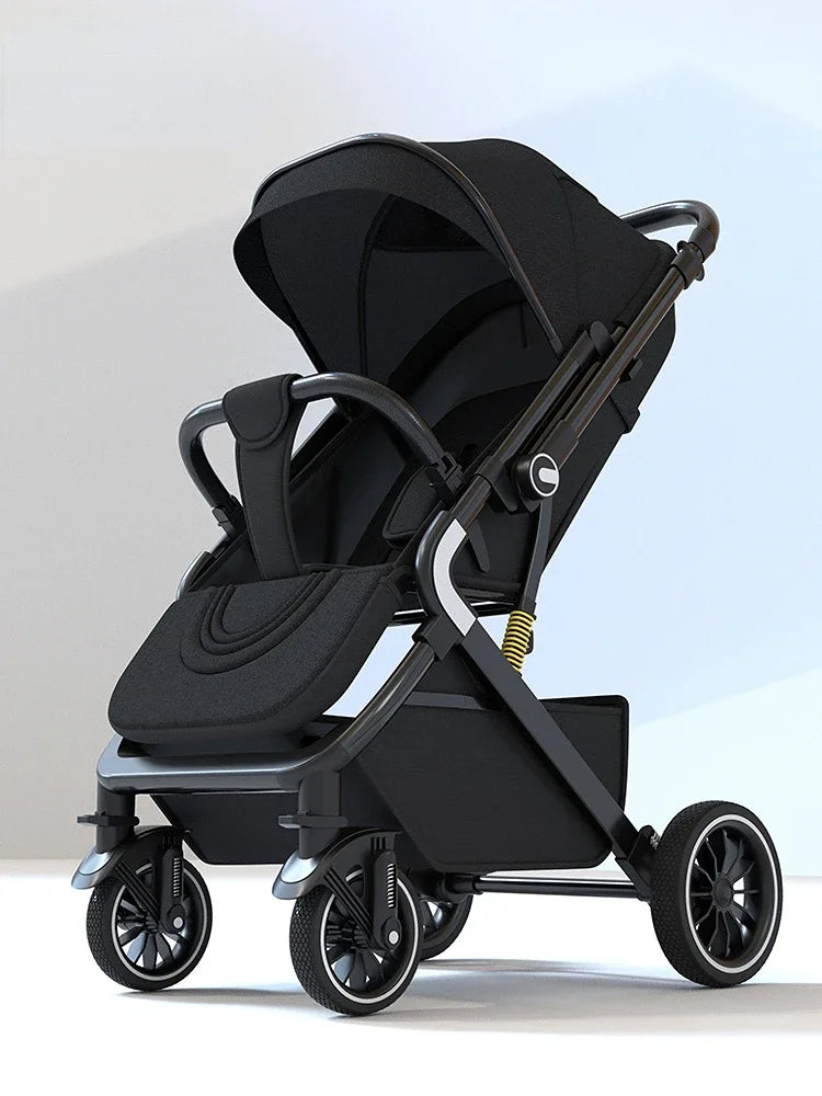 High Landscape Shock absorption Baby Stroller Portable Travel Folding Prams Sit and lie down in both directions Baby carriage