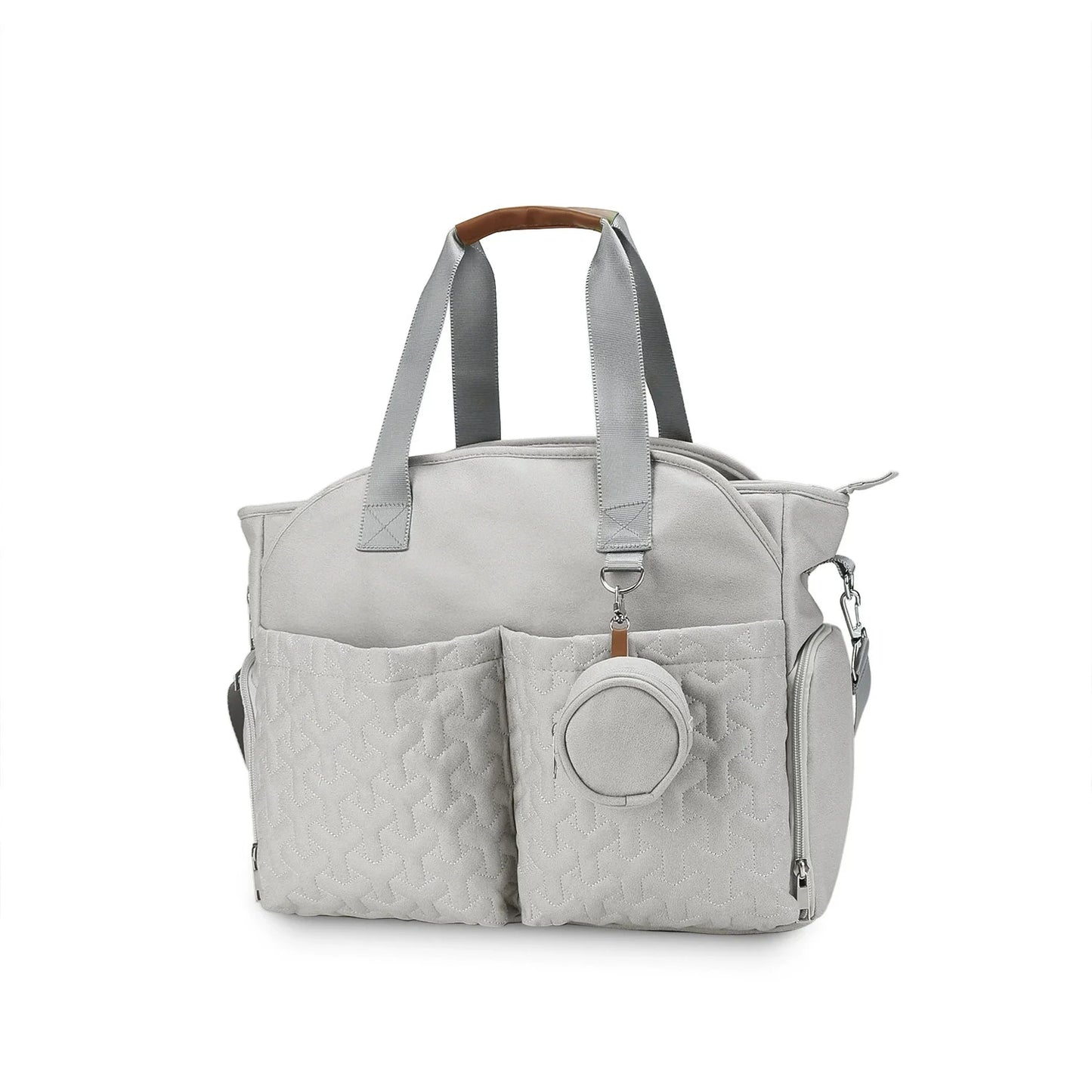 Breast Pump Bag Diaper Bag Tote with Pacifier Case Large Large Capacity  Diaper Tote for Mom and Dad Breast Pump Bag