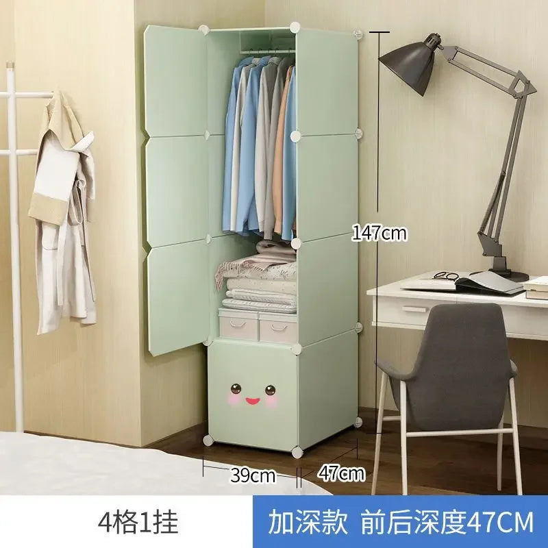 Baby Children Modular Cabinet Recameras Kids Storage Wardrobe Kids Toys Organizer Storage Guarda Roupa Infantil Girl Furniture