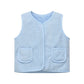 Autumn Winter Kid Vest Fur Baby Girl Boy Clothes Fleece Vests Zipper Coat Jacket Sleeveless Children Snow Outfits Waistcoat Warm