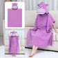 Kids Poncho Towels Hooded Bathrobe - Cotton Absorbent for Baby Shower, Height 80-170cm Boys Girls Children Cartoon Swim Bathing